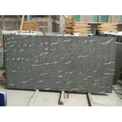 Schnee-grauen Granit Platten Custormized Größe