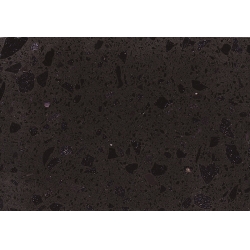 künstliche polierten schwarzen Quarzstein