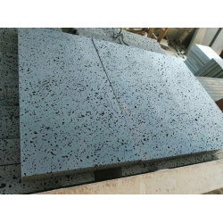 Honed Black Basalt Lava Stone Tile