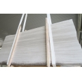 Polierte weiße Holzadern Marmorplatte