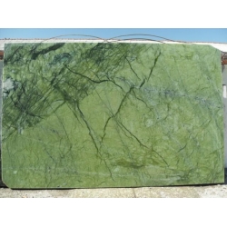 Polished Ming Green marble slab