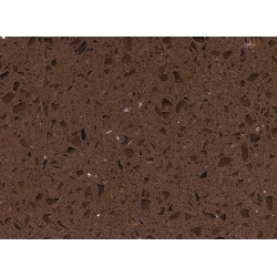 top RSC1815 Crystal Dark Brown Quartz Surface for sale
